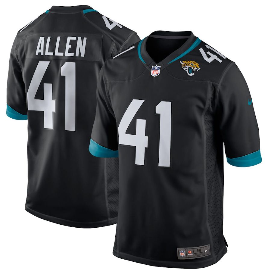 Men Jacksonville Jaguars #41 Josh Allen Nike Black Game Player NFL Jersey->jacksonville jaguars->NFL Jersey